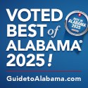 Voted Best of Alabama 2025, GuideToAlabama.com