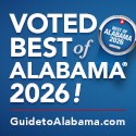 Voted Best of Alabama 2026, GuideToAlabama.com