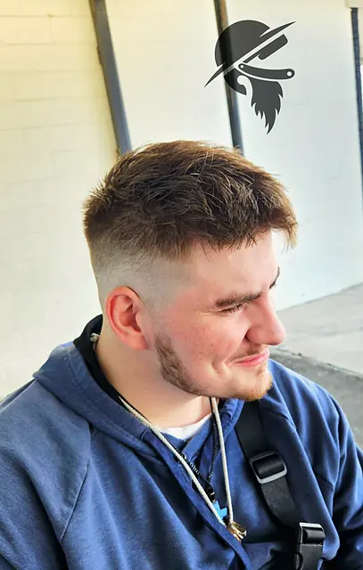 Fade haircut at Tactical Grooming